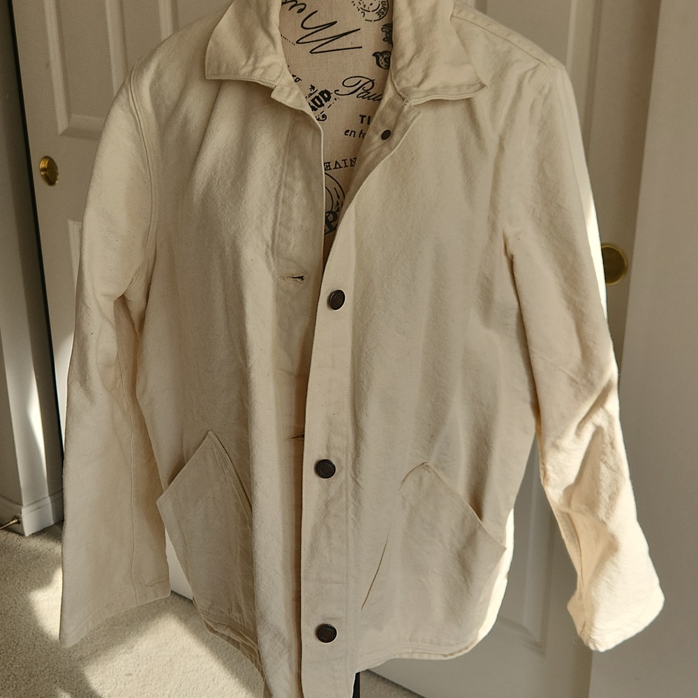 Imogene + Willie Canvas Work Jacket SZ M Hard To Find